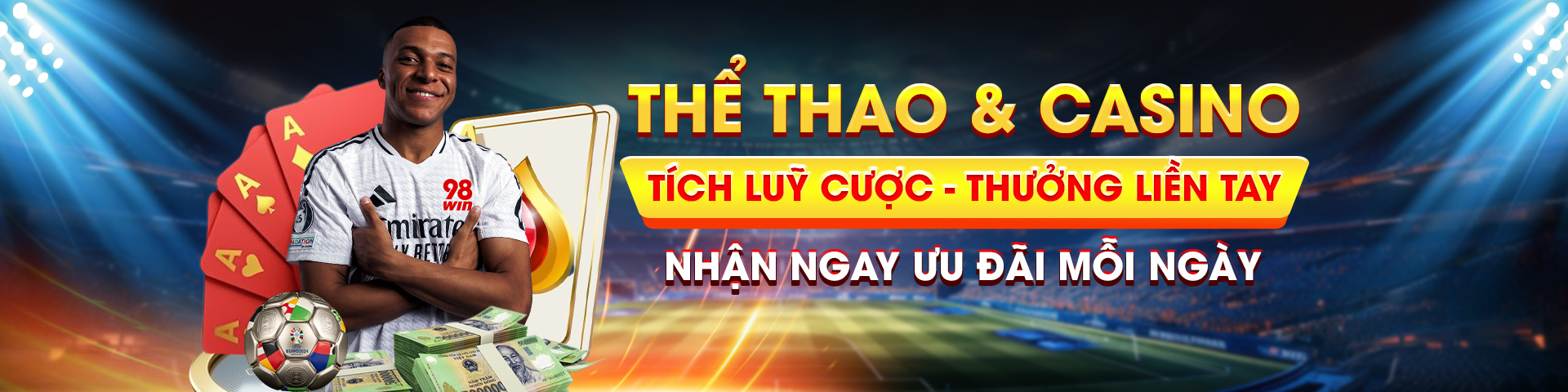 thể thao và casino hấp dẫn tại 98win